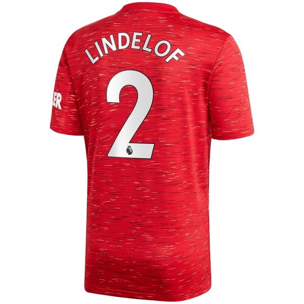 Maglia Manchester United NO.2 Lindelof Prima 20/21 Rosso